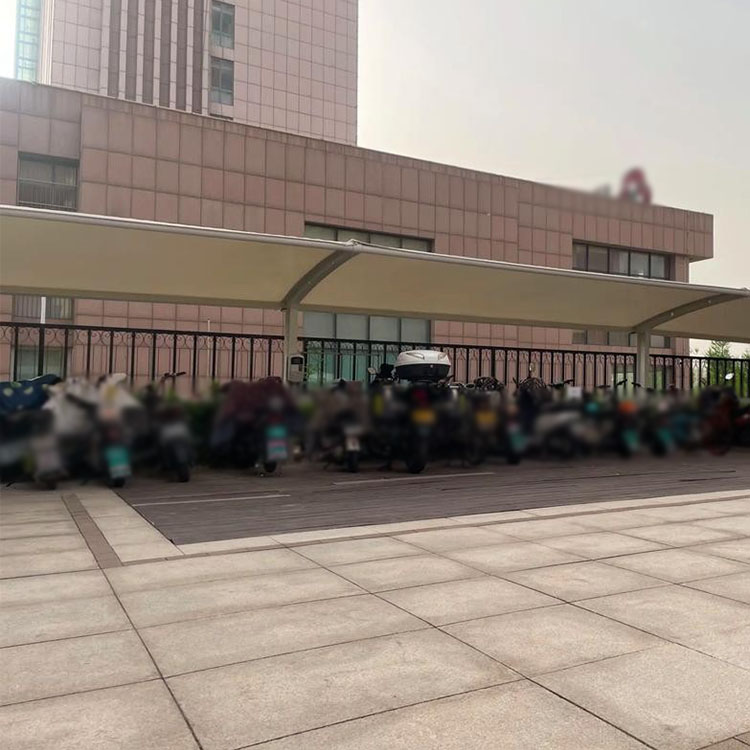 阜城县膜结构电动车棚